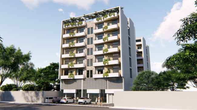 Construcción de Edificio , 1 Dormitorio, 1 Baño, REF. 734